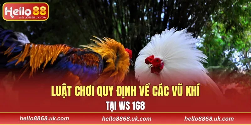Các loại vũ khí của chiến kê tại WS 168