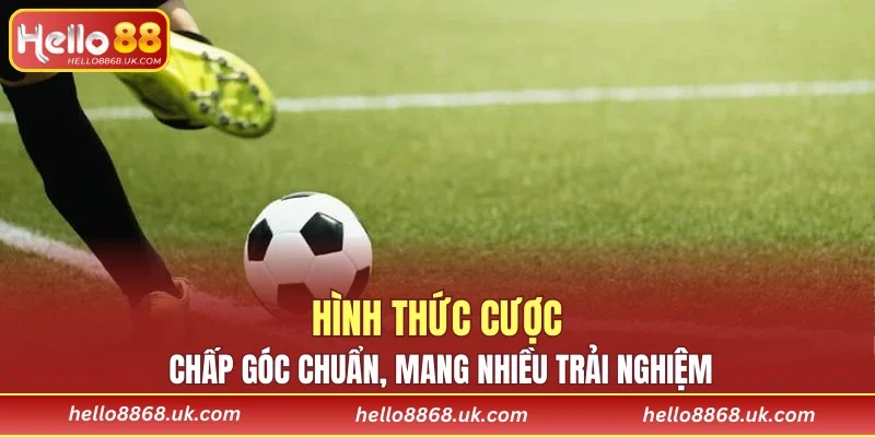Hình thức cược chấp góc chuẩn, mang nhiều trải nghiệm