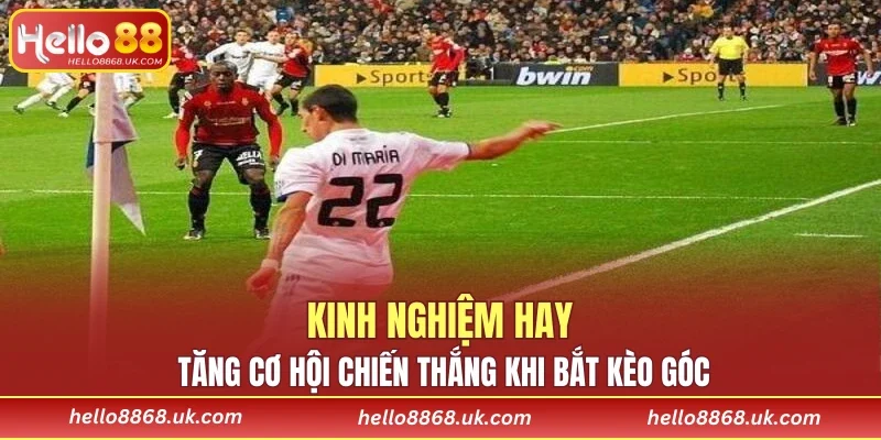 Kinh nghiệm hay tăng cơ hội chiến thắng khi bắt kèo góc