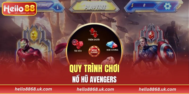 Quy trình chơi nổ hũ Avengers
